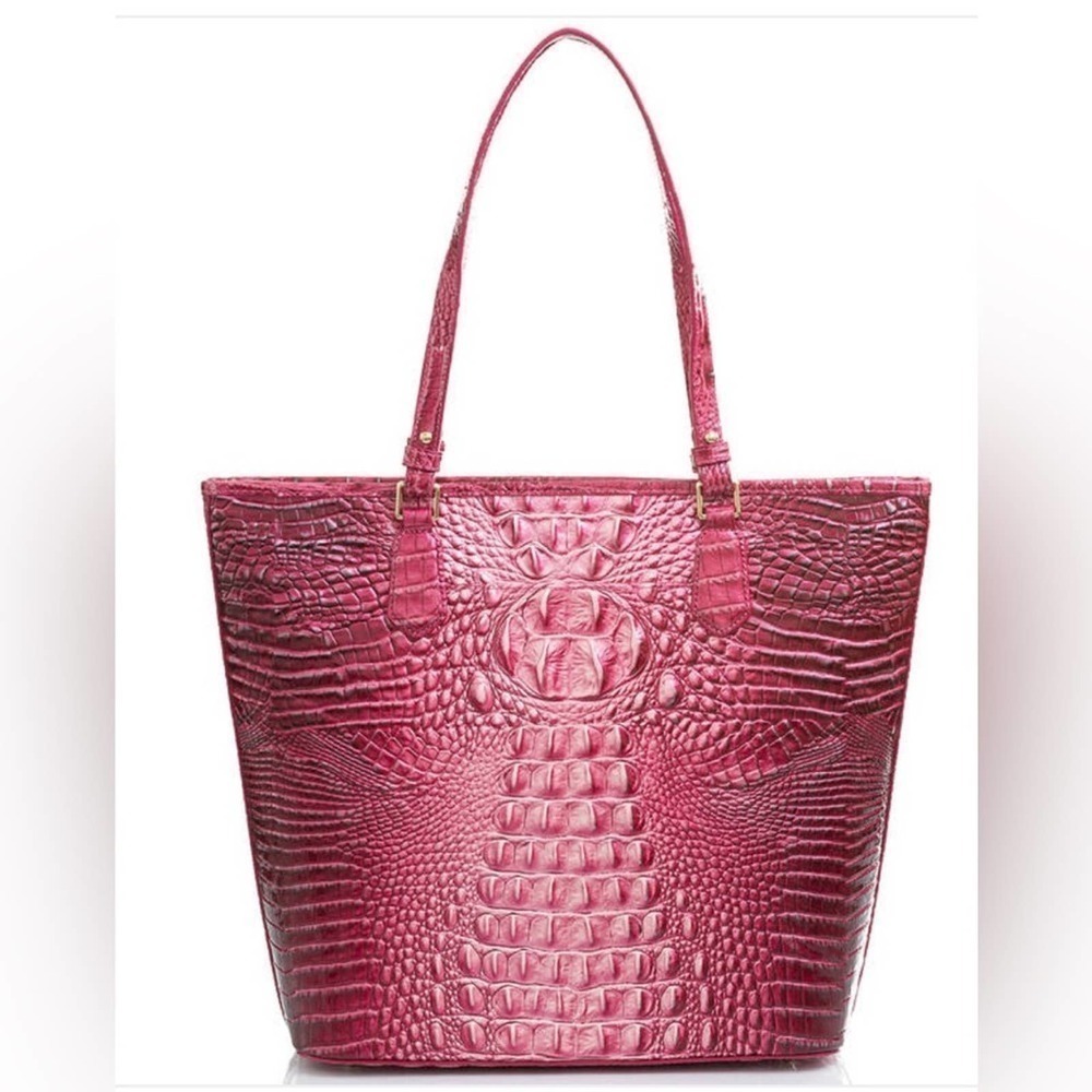 30-Brahmin Asher Magenta Ombré Melbourne Tote NWT - Picture 5 of 13
